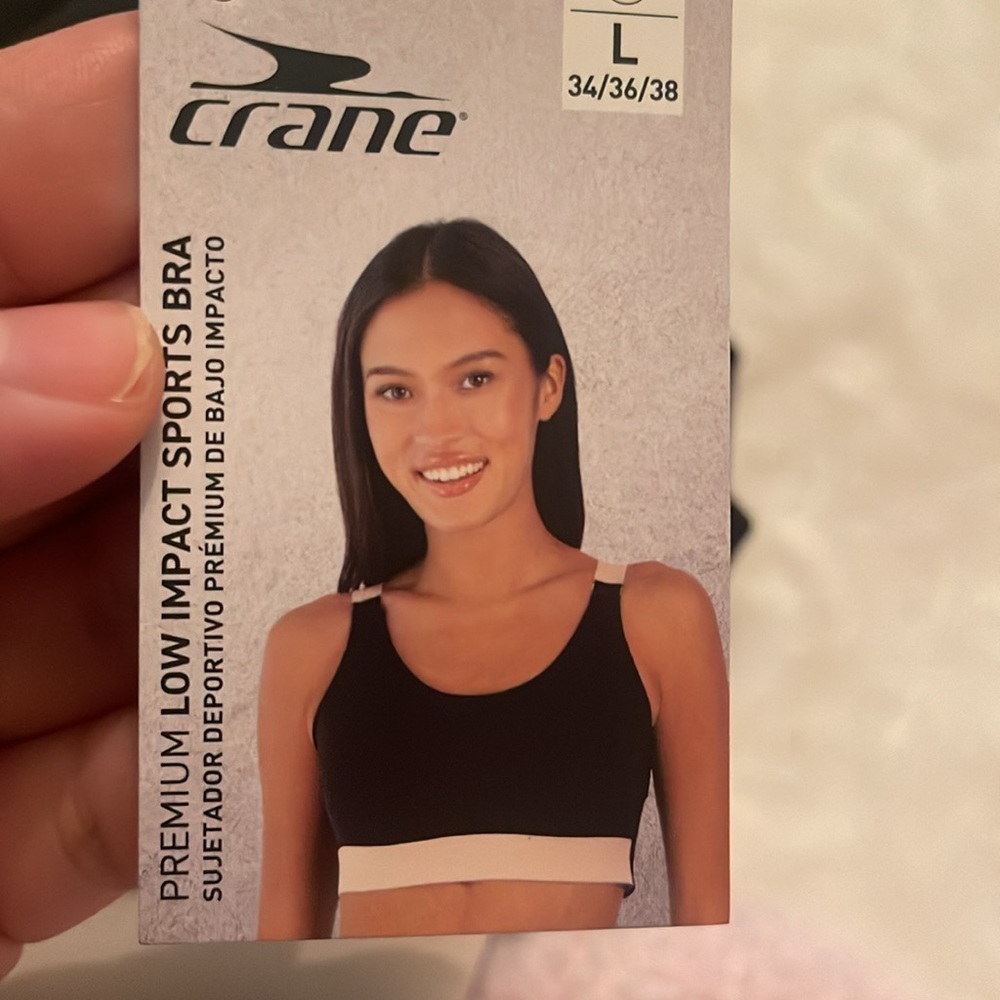 Premium low impact sports bra